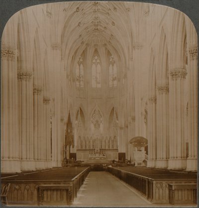 Inneres der schönsten gotischen Struktur in den USA - St. Patrick