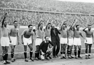 Italienische Fußballnationalmannschaft, Berliner Olympiade, 1936 von Unbekannt
