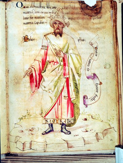 Jabir Ibn Hayyan, Abu Musa, arabischer Chemiker und Alchemist von Unbekannt