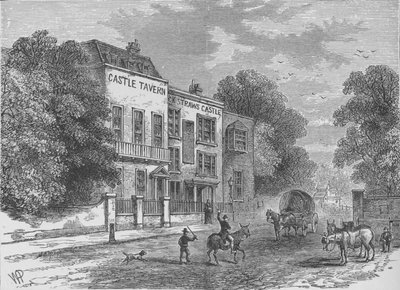 Jack Straws Castle, Hampstead, London, um 1900 von Unbekannt