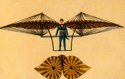 Jacob Degens Flugmaschine, 1808, 1932 von Unbekannt