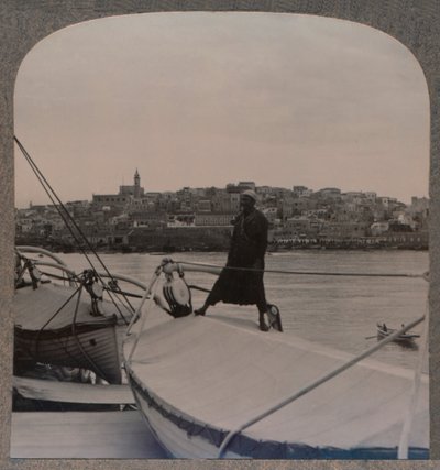 Jaffa, das antike Joppa vom Meer aus, um 1900 von Unbekannt
