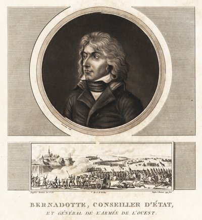 Jean-Baptiste Jules Bernadotte, Staatsrat, später König Karl XIV. Johann von Schweden und Norwegen (1763-1844) von Unbekannt