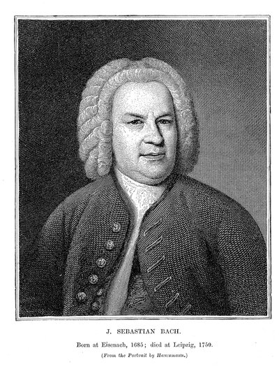 Johann Sebastian Bach 1685-1750, deutscher Komponist und Organist, 1746 von Unbekannt