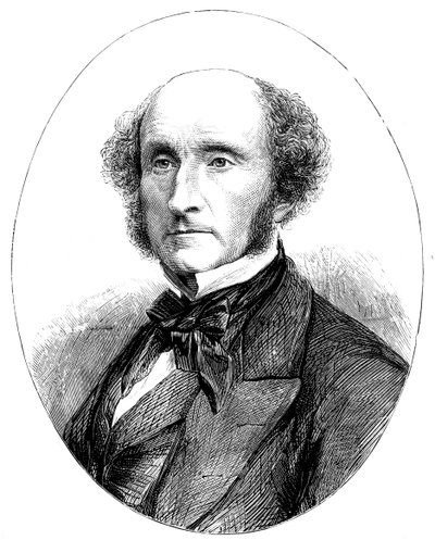 John Stuart Mill, britischer Sozialreformer und Philosoph, 1806-1873 von Unbekannt