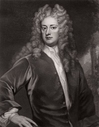Joseph Addison, englischer Politiker und Schriftsteller, um 1703-1712, 1906 von Unbekannt
