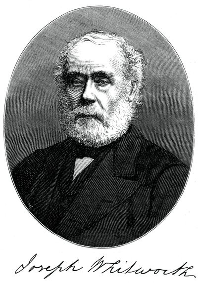 Joseph Whitworth, britischer Ingenieur, Unternehmer und Erfinder, um 1880 von Unbekannt