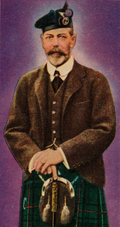 König Georg V. in Highland-Kleidung, 1935 von Unbekannt