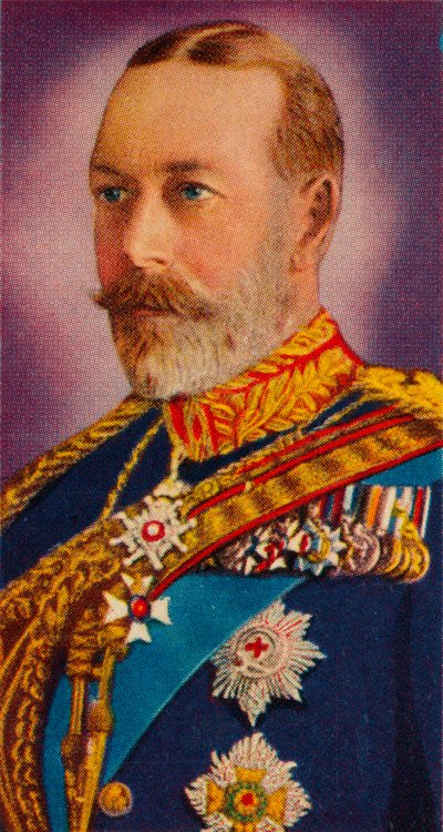 König Georg V. in der Uniform des Oberstkommandanten der Royal Horse Guards Blues, 1935 von Unbekannt