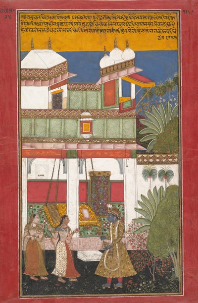Krishna und Radha von Unbekannt