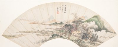Landschaft im Stil von Huichong von Unbekannt