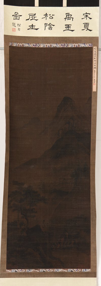 Landschaft: Berge, Bach und Kiefern, Ming-Dynastie, 16. Jahrhundert von Unbekannt