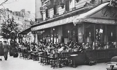 Le Dôme, Boulevard du Montparnasse von Unbekannt