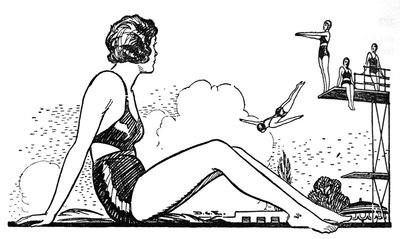 Schwimmen lernen, 1937 von Unbekannt