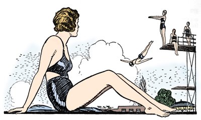 Lernen zu schwimmen, 1937 von Unbekannt