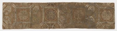 Länge eines gefütterten Textils, Fragment eines Obi, Edo-Periode, 18. Jahrhundert von Unbekannt