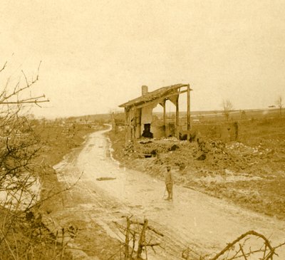 Les Hurlus, Nordfrankreich, um 1914-um 1918 von Unbekannt