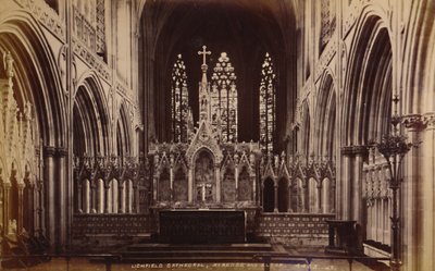 Lichfield Cathedral, Reredos und Altar von Unbekannt