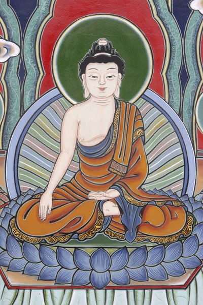 Leben des Buddha. Meditationshaltung von Unbekannt