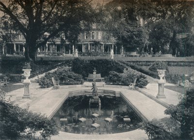 Lilienbecken und Westfront, The Hill, Hampstead Heath, ca. 1900 von Unbekannt