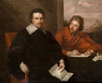 Lord Strafford und sein Sekretär Sir P. Mainwaring, 1800 von Unbekannt