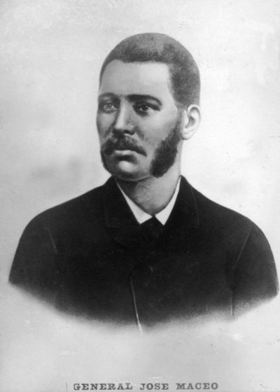 Generalleutnant Jose Maceo 1845-1896, stellvertretender Kommandeur der kubanischen Unabhängigkeitsarmee, ca. 1910 von Unbekannt