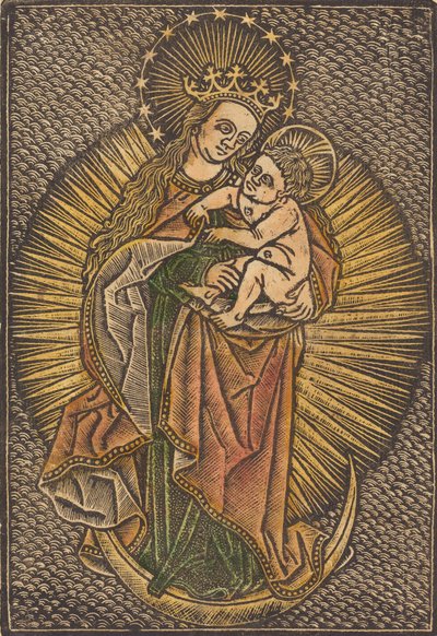 Madonna und Kind in Herrlichkeit von Unbekannt