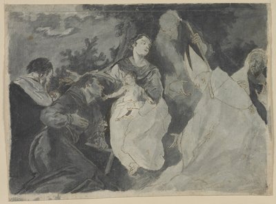 Madonna mit Kind und Heiligen, 1700er von Unbekannt