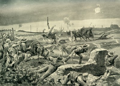 Mafeking: Eloffs verzweifelter Angriff am Vorabend der Entlastung, 1901 von Unbekannt