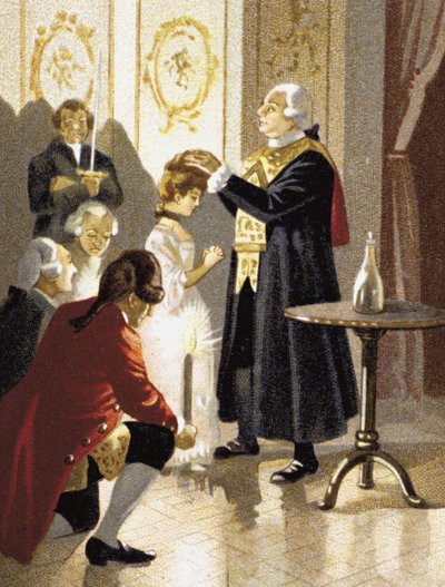 Magische Sitzung des Grafen Alessandro von Cagliostro von Unbekannt