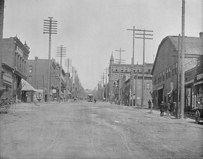 Hauptstraße, Butte City, Montana von Unbekannt