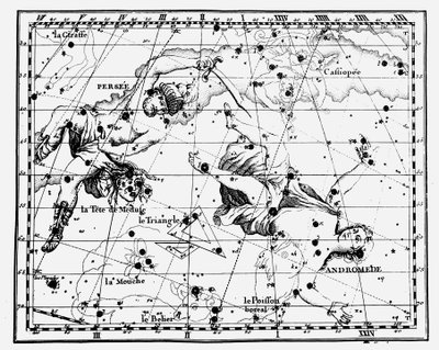 Sternbildkarte, 1775 von Unbekannt