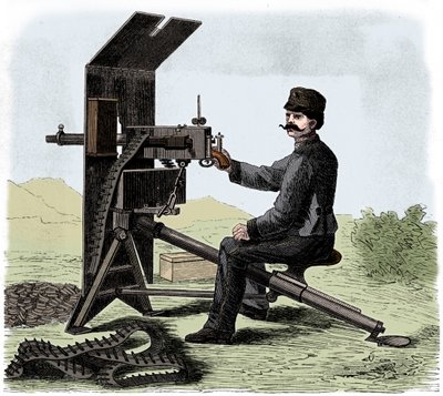 Maxim-Maschinengewehr, um 1895 von Unbekannt