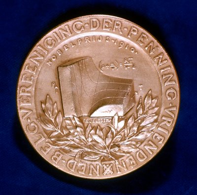 Medaille zur Erinnerung an den niederländischen Physiker Johannes Diderik van der Waals von Unbekannt