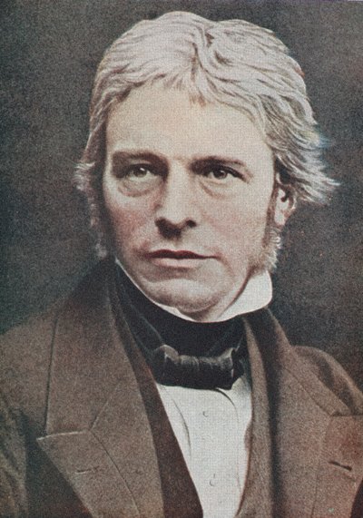 Michael Faraday, britischer Physiker und Chemiker, Mitte des 19. Jahrhunderts von Unbekannt