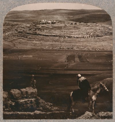 Mizpeh, mit Jacobs Steinsäule, um 1900 von Unbekannt