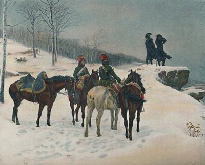 Moreau und sein Stabschef, Major Dessoles, 1800, 1876, 1896 von Unbekannt