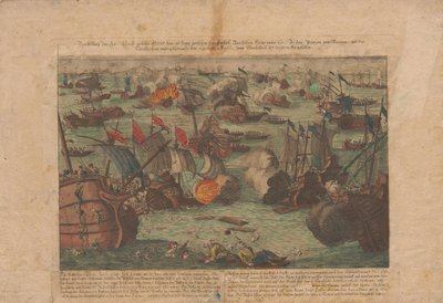 Seeschlacht zwischen der russischen und osmanischen Flotte im Schwarzen Meer am 28. und 29. Juni 1788, 1788 von Unbekannt