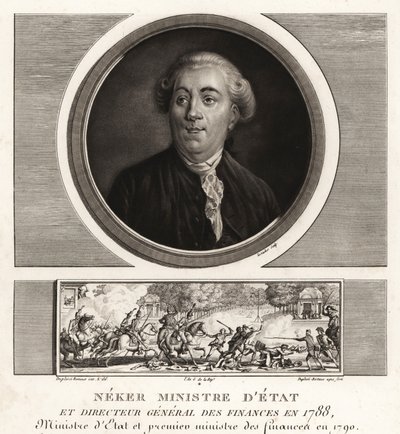 Neker oder Jacques Necker, Staatsminister und Generaldirektor der Finanzen von Unbekannt