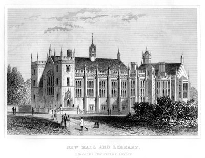 New Hall und Bibliothek, Lincolns Inn Fields, London von Unbekannt