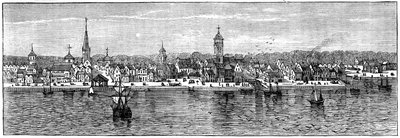 New York Mitte des 18. Jahrhunderts, ca. 1880 von Unbekannt