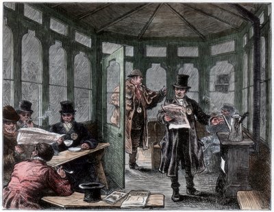 Neu errichteter Unterstand und Erfrischungshaus für Kutscher, ca. 1820-1870 von Unbekannt