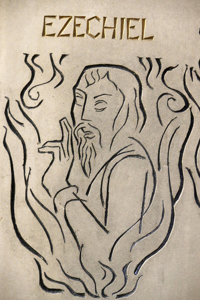 Notre Dame de France katholische Kirche, London. Prophet Ezechiel, London, Großbritannien von Unbekannt