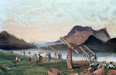 Beobachtung einer totalen Sonnenfinsternis, 1851 1857 von Unbekannt