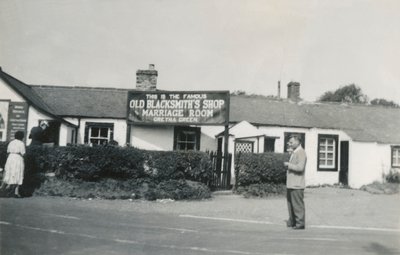 Alte Schmiede und Trauzimmer, Gretna Green, Schottland von Unbekannt