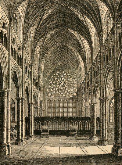 Alte St. Pauls - Das Innere, Blick nach Osten, 1897 von Unbekannt