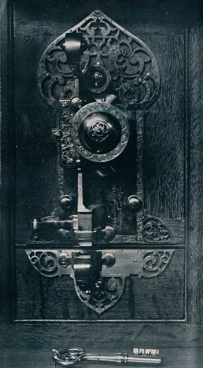Oliver Cromwells tragbares Stahlschloss, 17. Jahrhundert, 1904 von Unbekannt