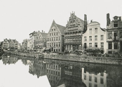 Am Ufer der Schelde, Gent, Belgien, 1895 von Unbekannt