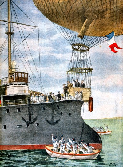 Auf dem offenen Meer, 1901 von Unbekannt
