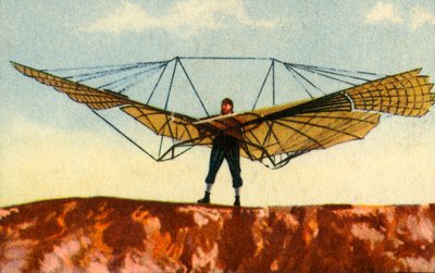 Otto Lilienthals Gleiter, 1890er Jahre von Unbekannt